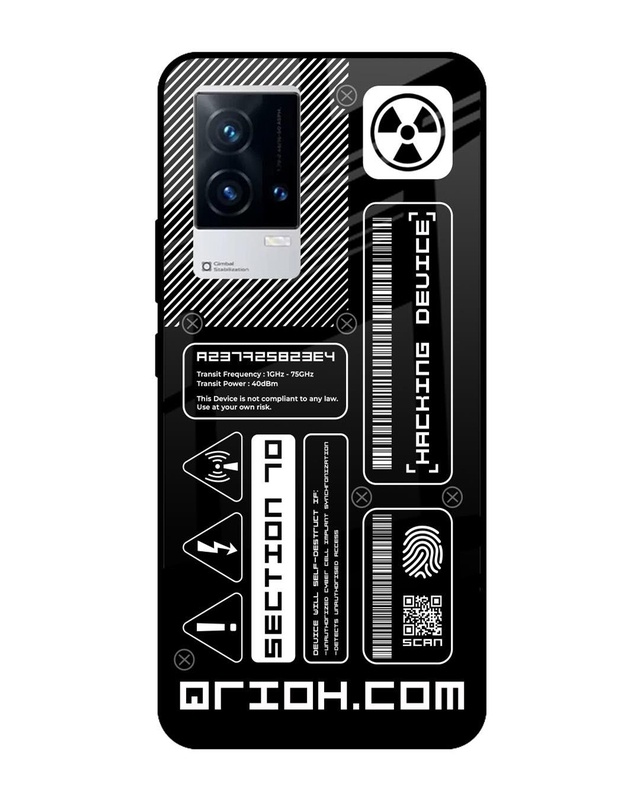 Futuristic Art Premium Glass Cover for Vivo IQOO 9 5G(Shock Proof, Scratch Resistant)