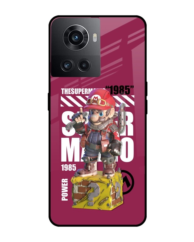 Shop Gangster Hero Premium Glass Case for OnePlus 10R 5G (Shock Proof, Scratch Resistant)-Front