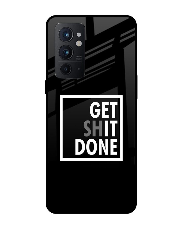 Shop Get It Done Premium Glass Case for OnePlus 9RT(Shock Proof, Scratch Resistant)-Front