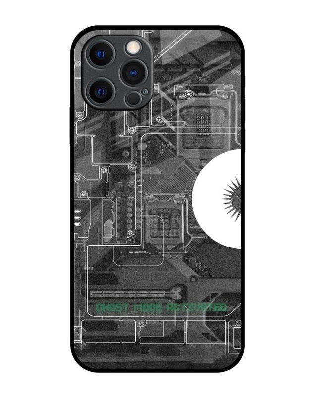 Shop Ghost Mode Premium Glass Cover for Apple iPhone 12 Pro Max-Front
