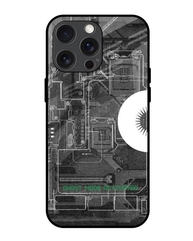 Ghost Mode Premium Glass Cover for Apple iPhone 15 Pro Max