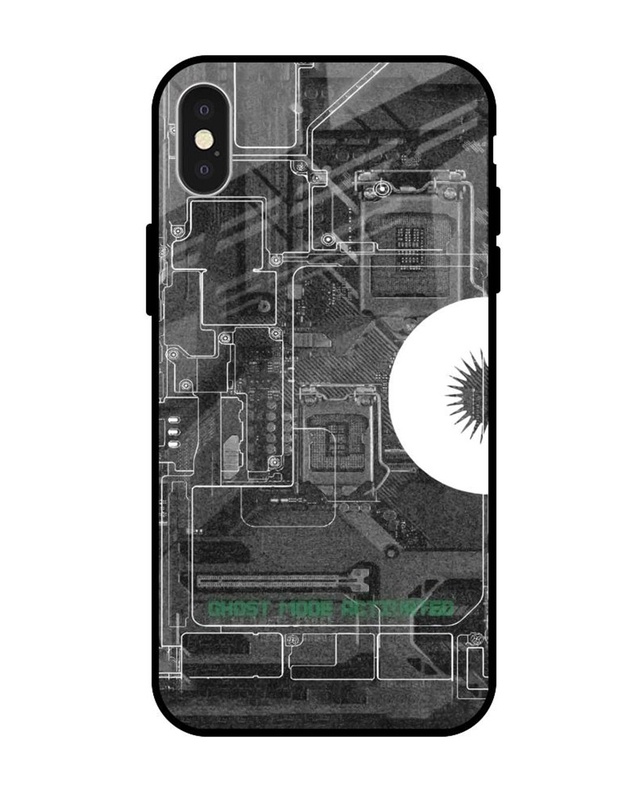 Ghost Mode Premium Glass Cover for Apple iPhone X