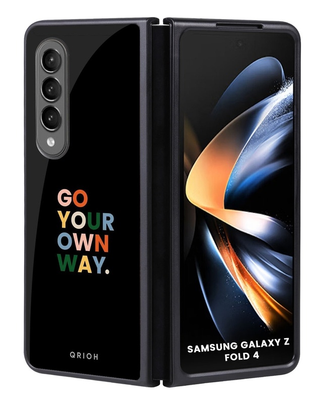 Shop Go Your Own Way Premium Glass Case for Samsung Galaxy Z Fold4 5G (Shock Proof, Scratch Resistant)-Front