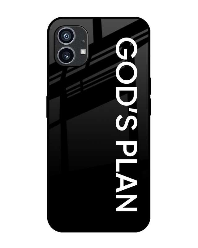 Shop God's Plan Premium Glass Case for Nothing Phone 1 (Shock Proof, Scratch Resistant)-Front