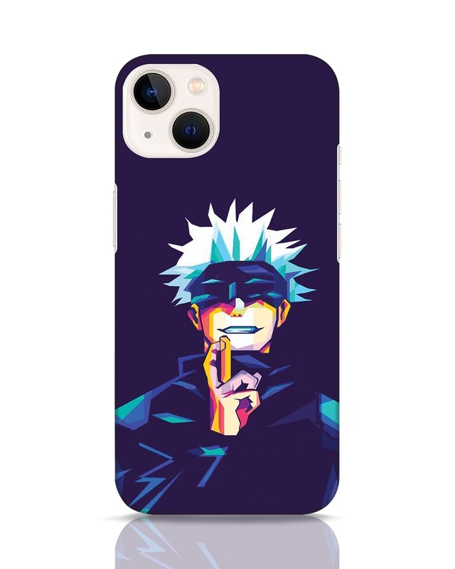 Shop Gojo Geo Designer Hard Cover for Apple iPhone 13-Front