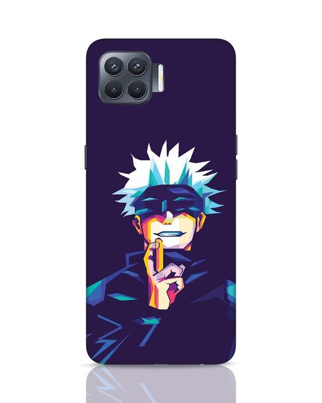 Shop Gojo Geo Designer Hard Cover for Oppo F17 Pro-Front