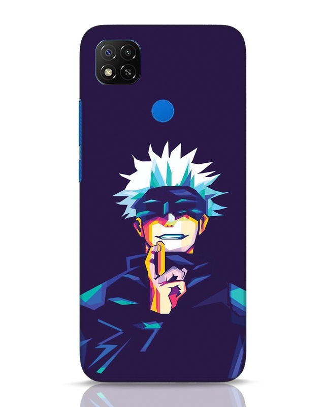 Shop Gojo Geo Designer Hard Cover for Xiaomi Redmi 9-Front