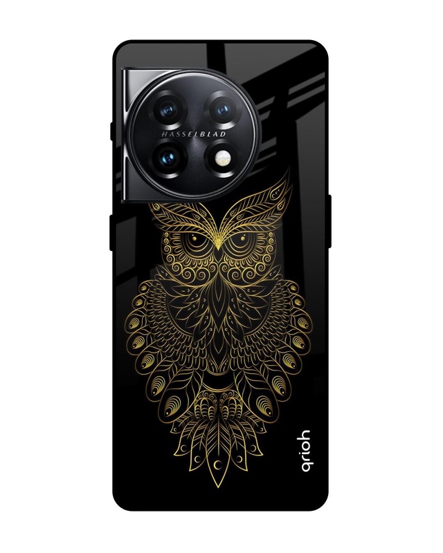 Shop Golden Owl Premium Glass Case for OnePlus 11 5G (Shock Proof, Scratch Resistant)-Front