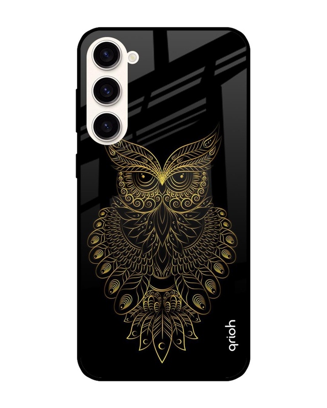 Shop Golden Owl Premium Glass Case for Samsung Galaxy S23 Plus 5G (Shock Proof, Scratch Resistant)-Front