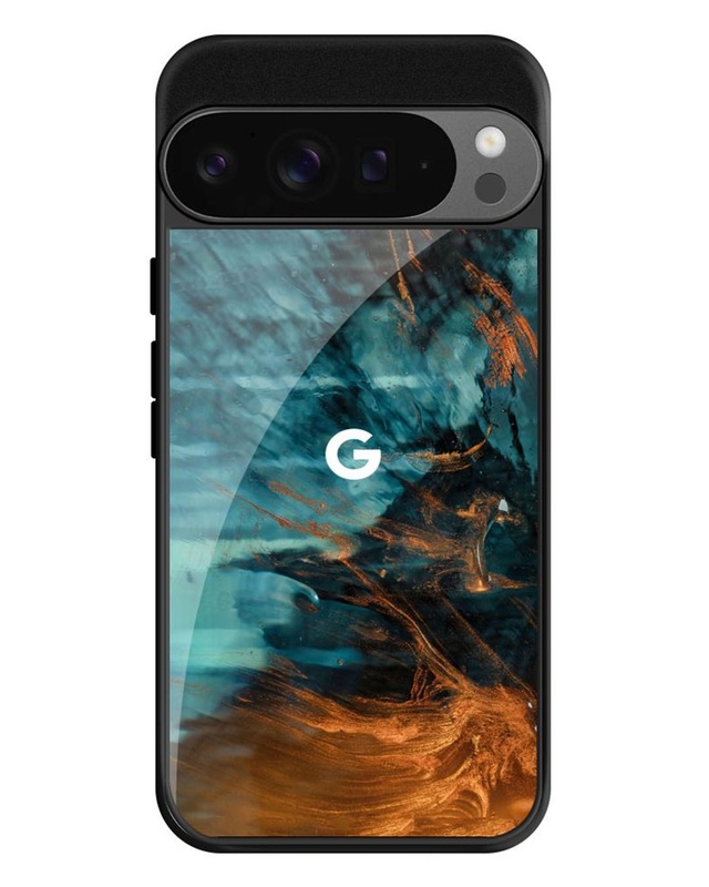 Golden Splash Premium Glass Cover for Google Pixel 9 Pro XL(Shock Proof, Scratch Resistant)