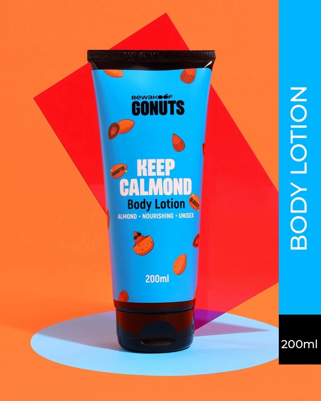 Shop GONUTS By Bewakoof Almond Nourishing Body Lotion- 200gm Unisex-Front