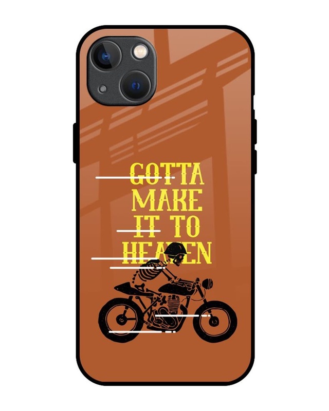 Shop Gotta Make It To Heaven Premium Glass Cover for Apple iPhone 13-Front