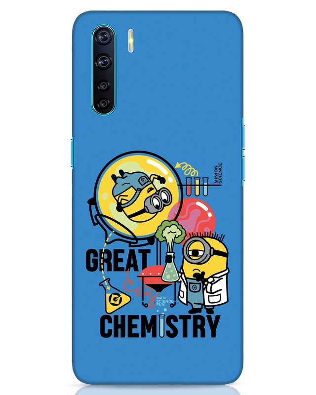 Shop Great Chemistry Designer Hard Cover for Oppo F15-Front