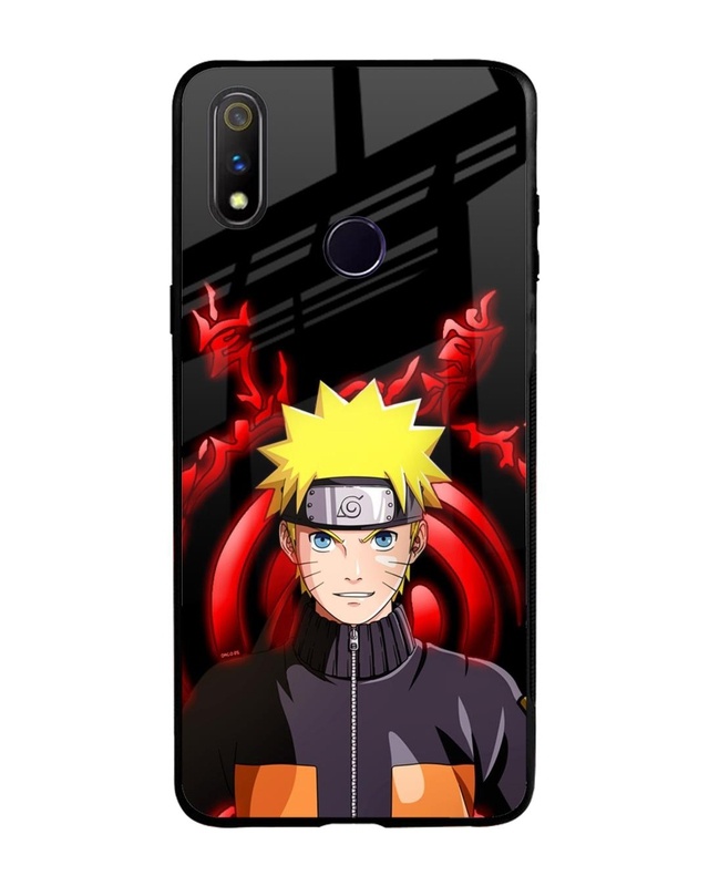 Shop Great Naruto Premium Glass Case for Realme 3 Pro (Shock Proof, Scratch Resistant)-Front