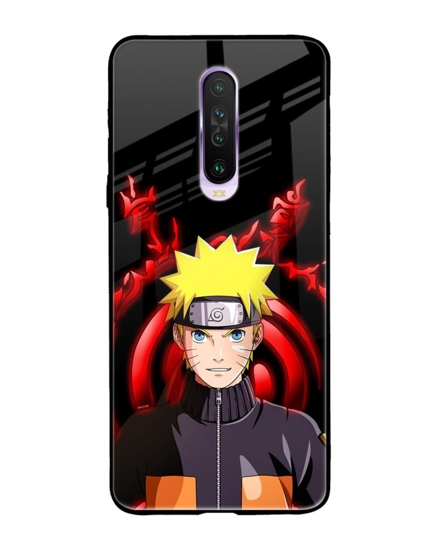 Shop Great Naruto Premium Glass Case for Xiaomi Poco X2 (Shock Proof, Scratch Resistant)-Front