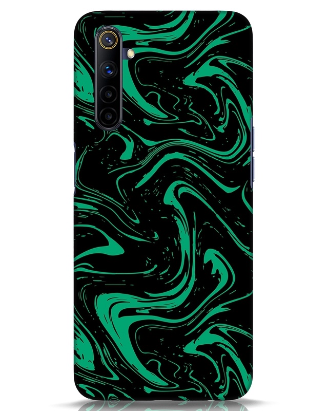 Shop Green Granite Designer Hard Cover for Realme 6i-Front