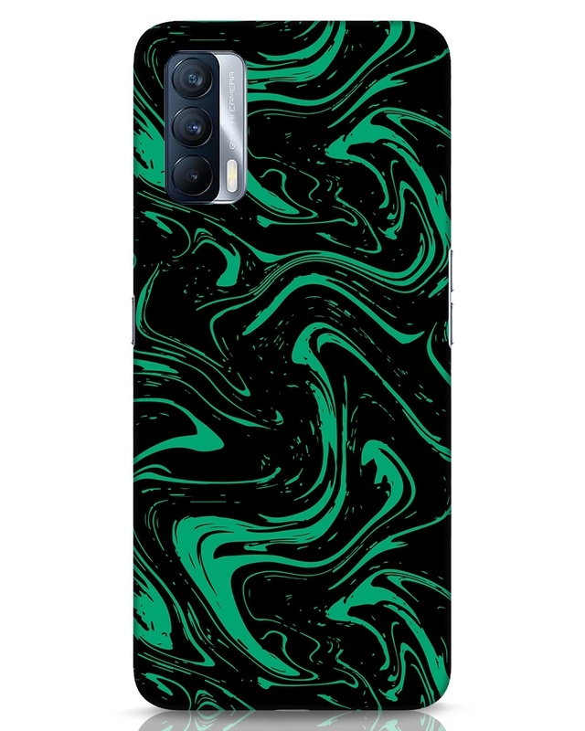 Shop Green Granite Designer Hard Cover for Realme X7-Front