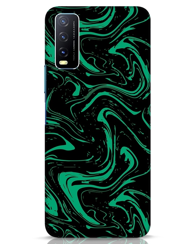 Shop Green Granite Designer Hard Cover for Vivo Y20-Front