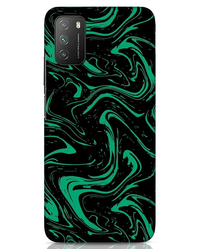 Shop Green Granite Designer Hard Cover for Xiaomi Poco M3-Front