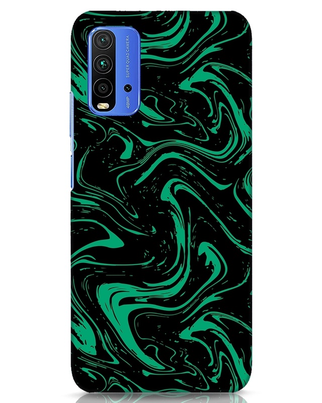 Shop Green Granite Designer Hard Cover for Xiaomi Redmi 9 Power-Front