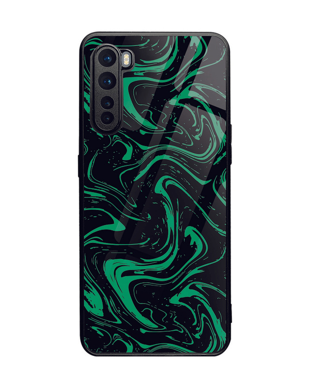 Shop Green Granite Premium Glass Cover for OnePlus Nord-Front