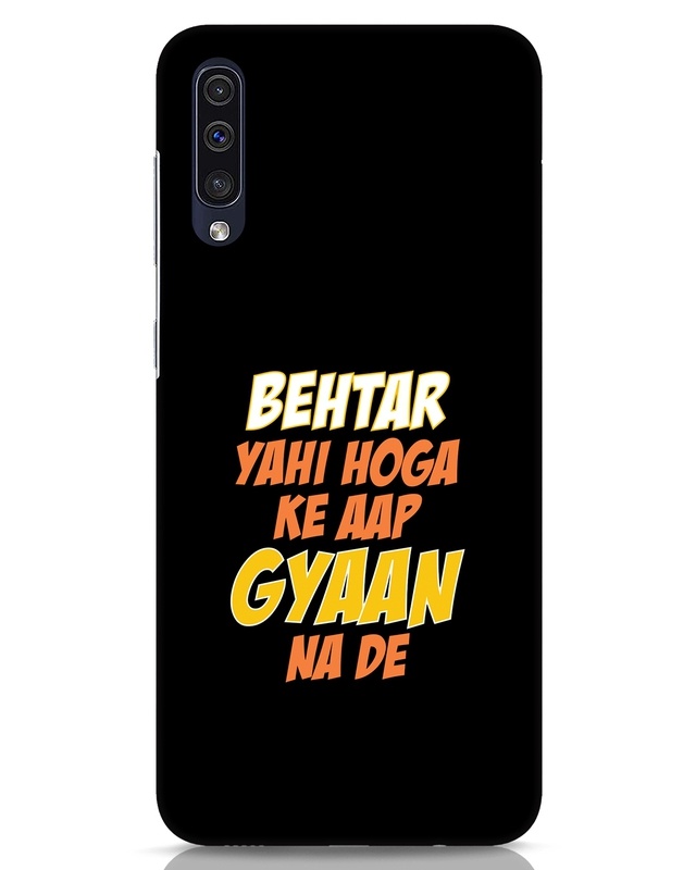 Shop Gyaan Na De Designer Hard Cover for Samsung Galaxy A50-Front