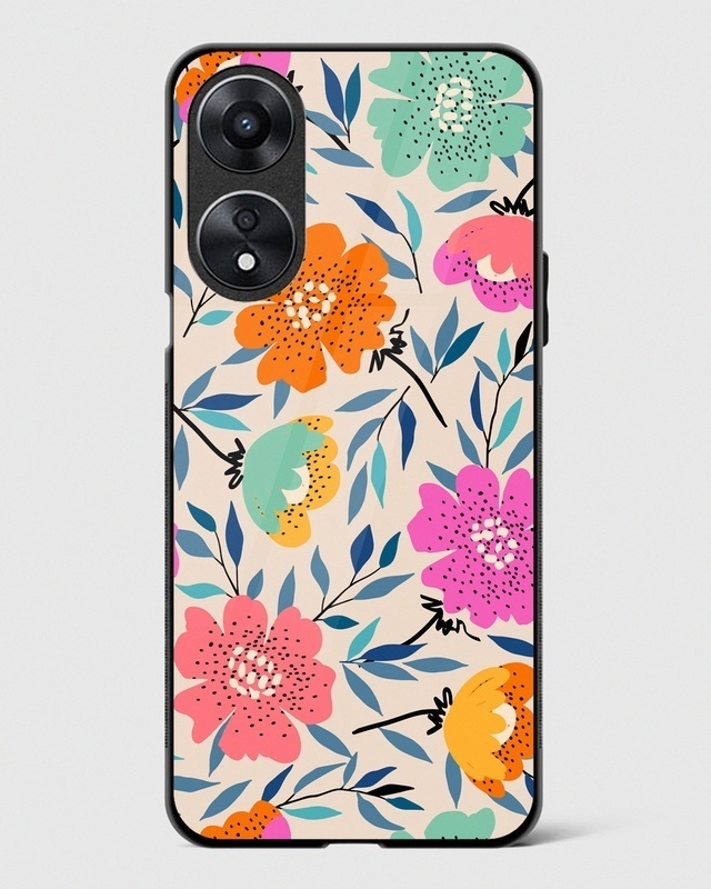 Shop Gypsy Garden Premium Glass Case for Oppo A78 5G-Front