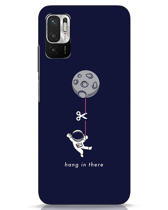 Shop Hangin Astronaut Designer Hard Cover for Xiaomi Redmi Note 10 T-Front