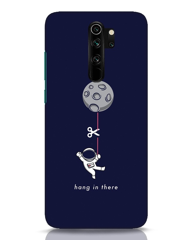 Shop Hangin Astronaut Designer Hard Cover for Xiaomi Redmi Note 8 Pro-Front