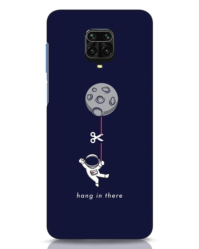 Shop Hangin Astronaut Designer Hard Cover for Xiaomi Redmi Note 9 Pro Max-Front