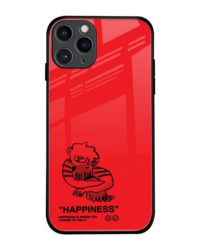 Happiness Premium Glass Cover for Apple iPhone 11 Pro
