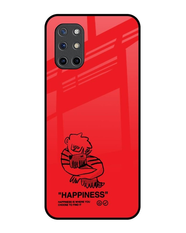 Happiness Premium Glass Cover for OnePlus 8T