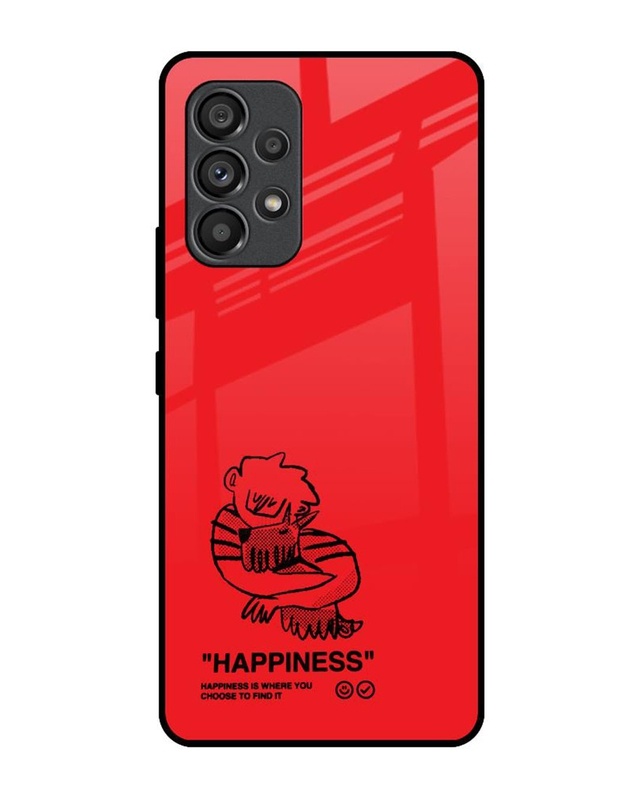 Happiness Premium Glass Cover for Samsung Galaxy A53 5G