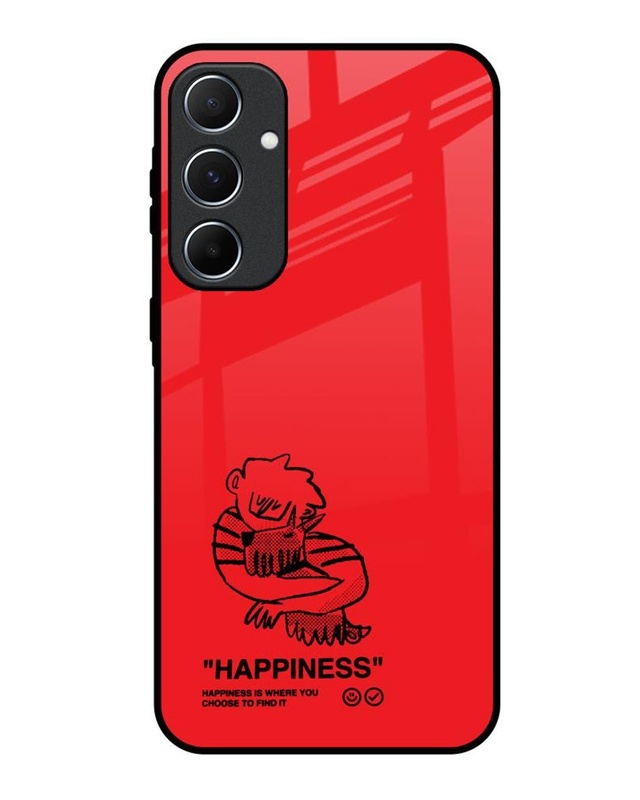 Happiness Premium Glass Cover for Samsung Galaxy A55 5G