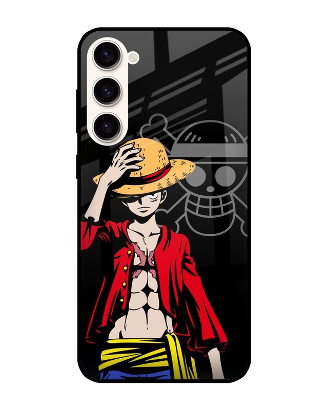 Shop Hat Crew Premium Glass Case for Samsung Galaxy S23 Plus 5G (Shock Proof, Scratch Resistant)-Front