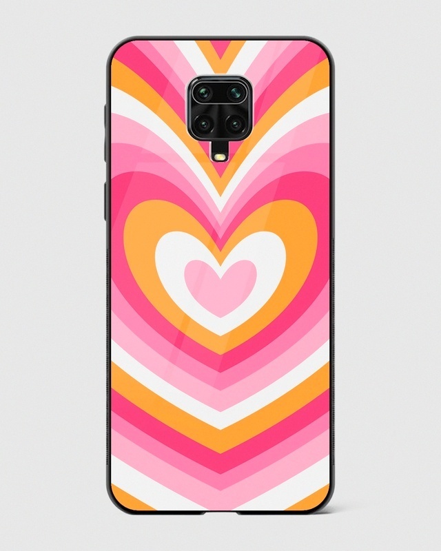 Shop Heartbeat Haven Premium Glass Case for Xiaomi Redmi Note 9 Pro-Front