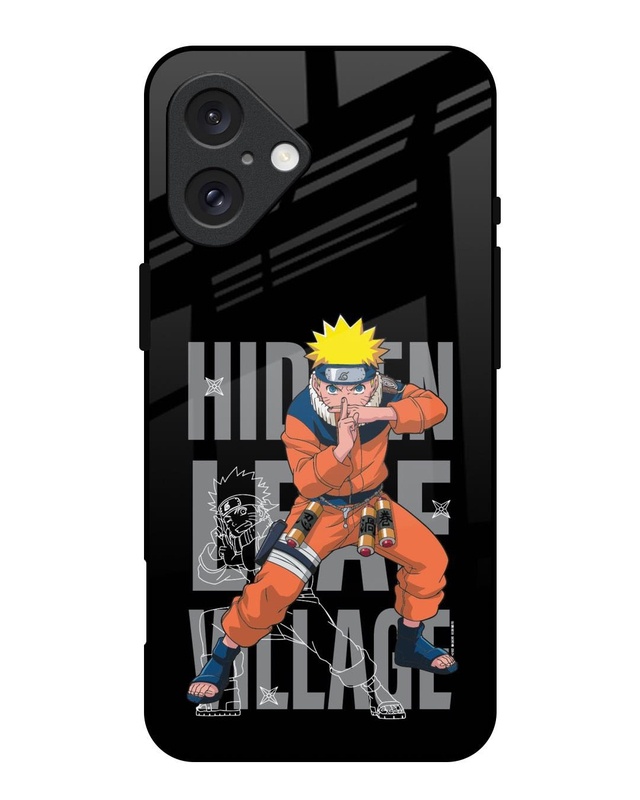 Shop Hidden Leaf Village Premium Glass Cover for Apple iPhone 16-Front