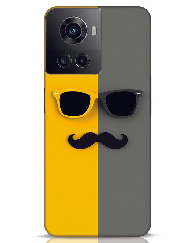 Shop Hipster Designer Hard Cover for OnePlus 10 R-Front