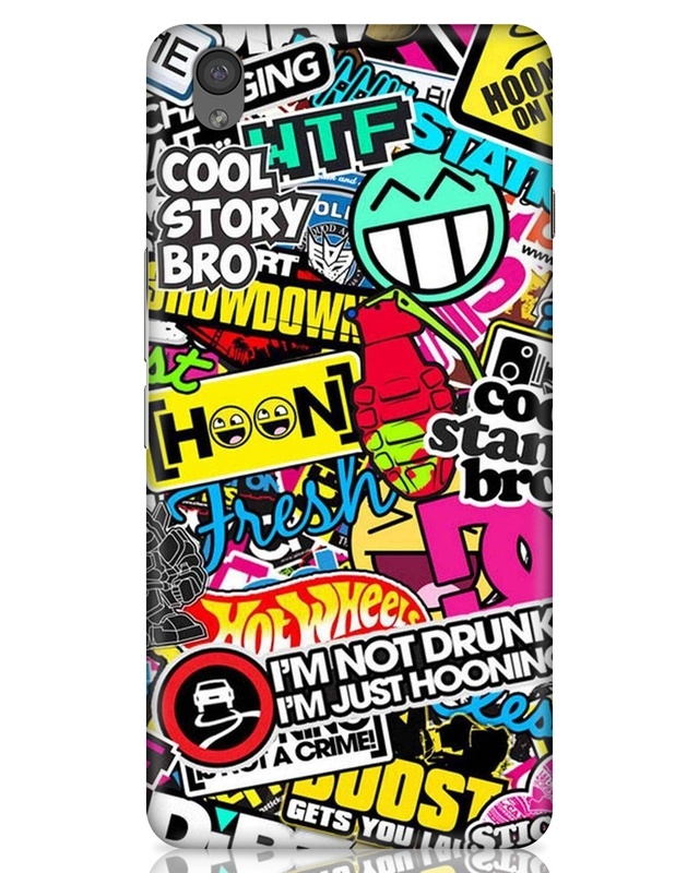 Shop Hoon Abstract Printed Designer Hard Cover For OnePlus X (Impact Resistant, Matte Finish)-Front