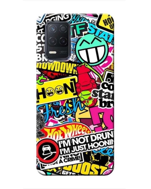 Shop Hoon Abstract Printed Designer Hard Cover For Realme Narzo 30 (Impact Resistant, Matte Finish)-Front