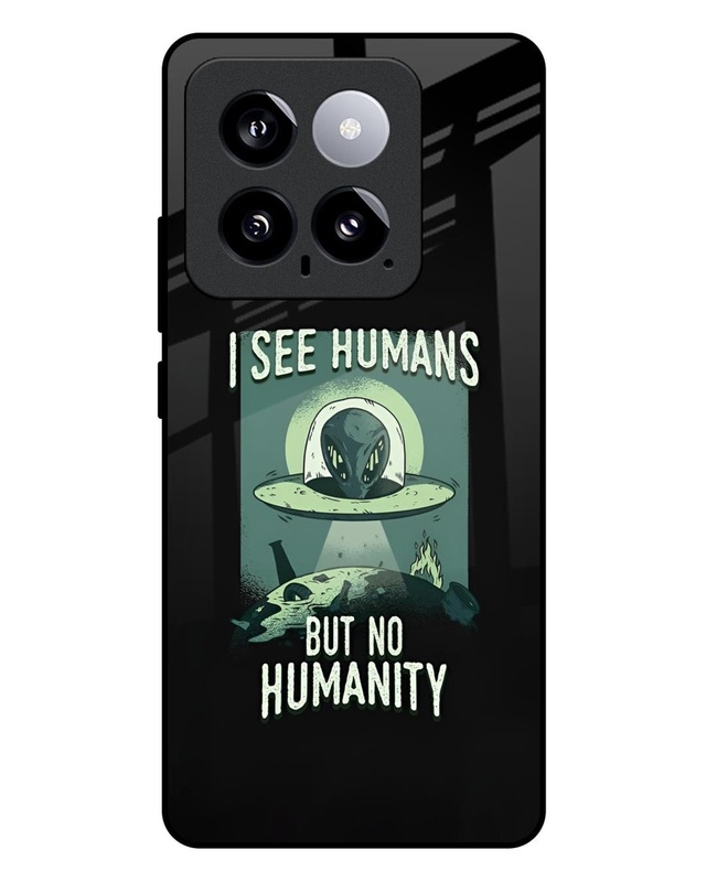 Humanity Dead Premium Glass Case for Xiaomi 14(Shock Proof, Scratch Resistant)