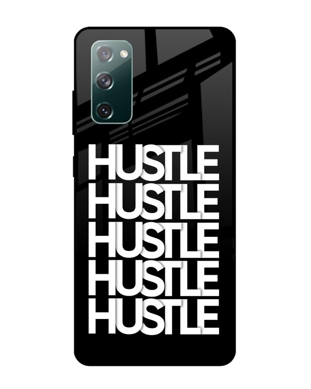 Shop Hustle Bustle Premium Glass Case for Samsung Galaxy S20 FE (Shock Proof, Scratch Resistant)-Front