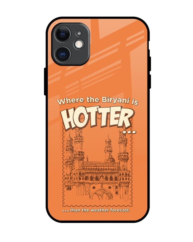 Shop Hyderabadi Heat Premium Glass Cover for Apple iPhone 11-Front