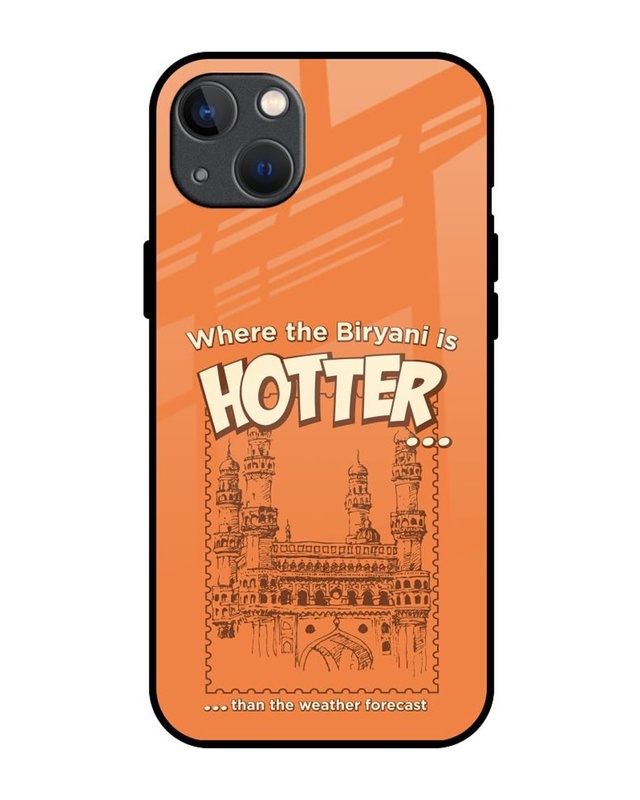 Shop Hyderabadi Heat Premium Glass Cover for Apple iPhone 13-Front