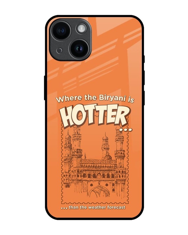 Shop Hyderabadi Heat Premium Glass Cover for Apple iPhone 14-Front