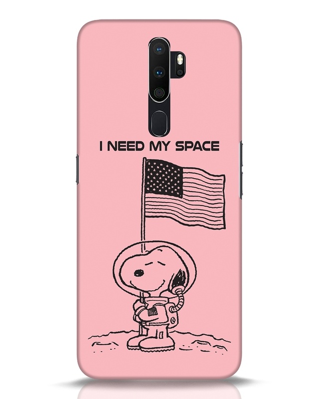 Shop I Need My Space Designer Hard Cover for Oppo A5 2020-Front