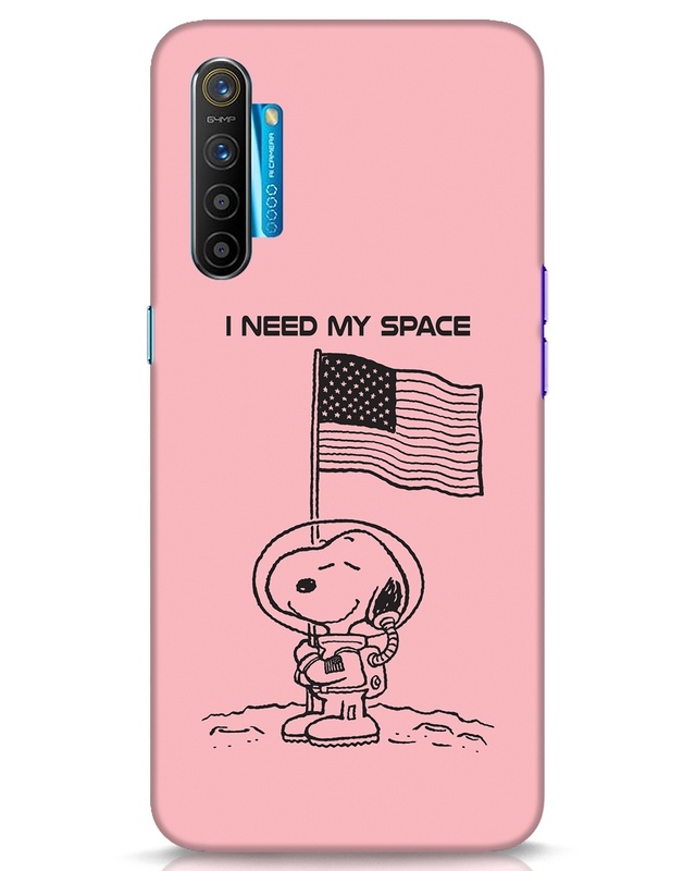 Shop I Need My Space Designer Hard Cover for Realme XT-Front