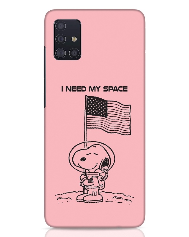 Shop I Need My Space Designer Hard Cover for Samsung Galaxy A51-Front
