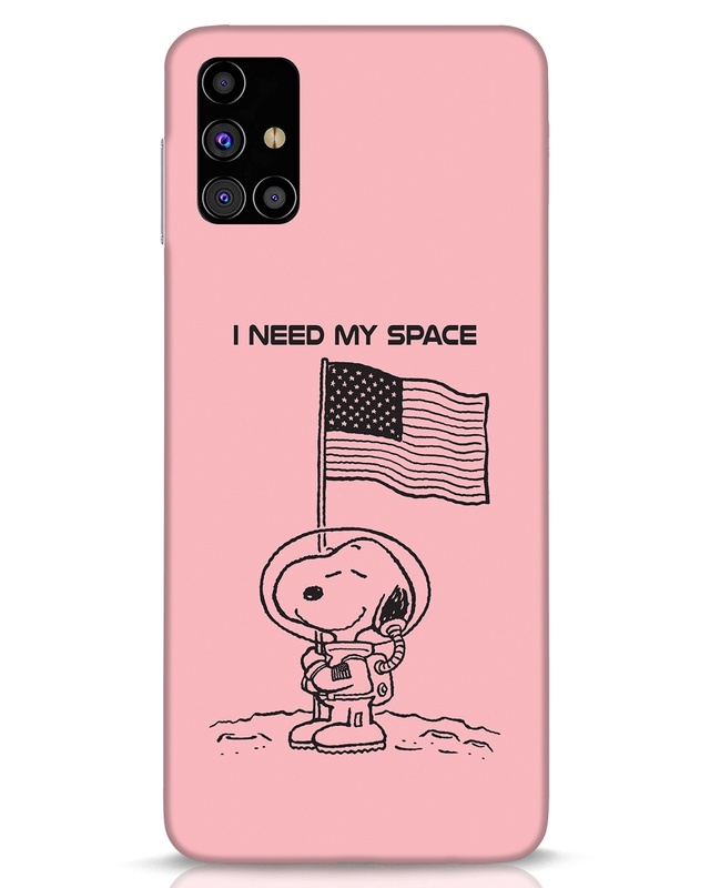 Shop I Need My Space Designer Hard Cover for Samsung Galaxy M31s-Front
