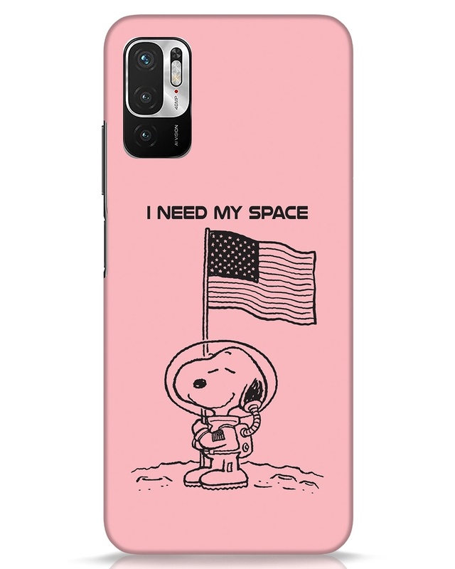Shop I Need My Space Designer Hard Cover for Xiaomi Redmi Note 10 T-Front